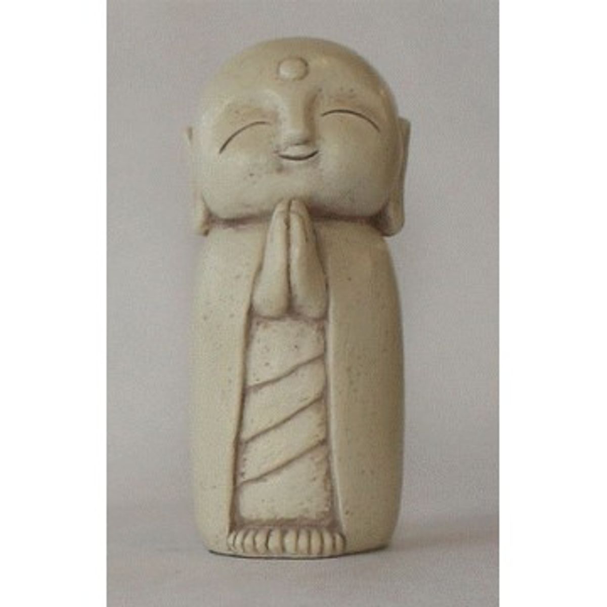 Japansk Jizo 12,5 cm hvid - Buddha statuer generelt - GodKarmaShop