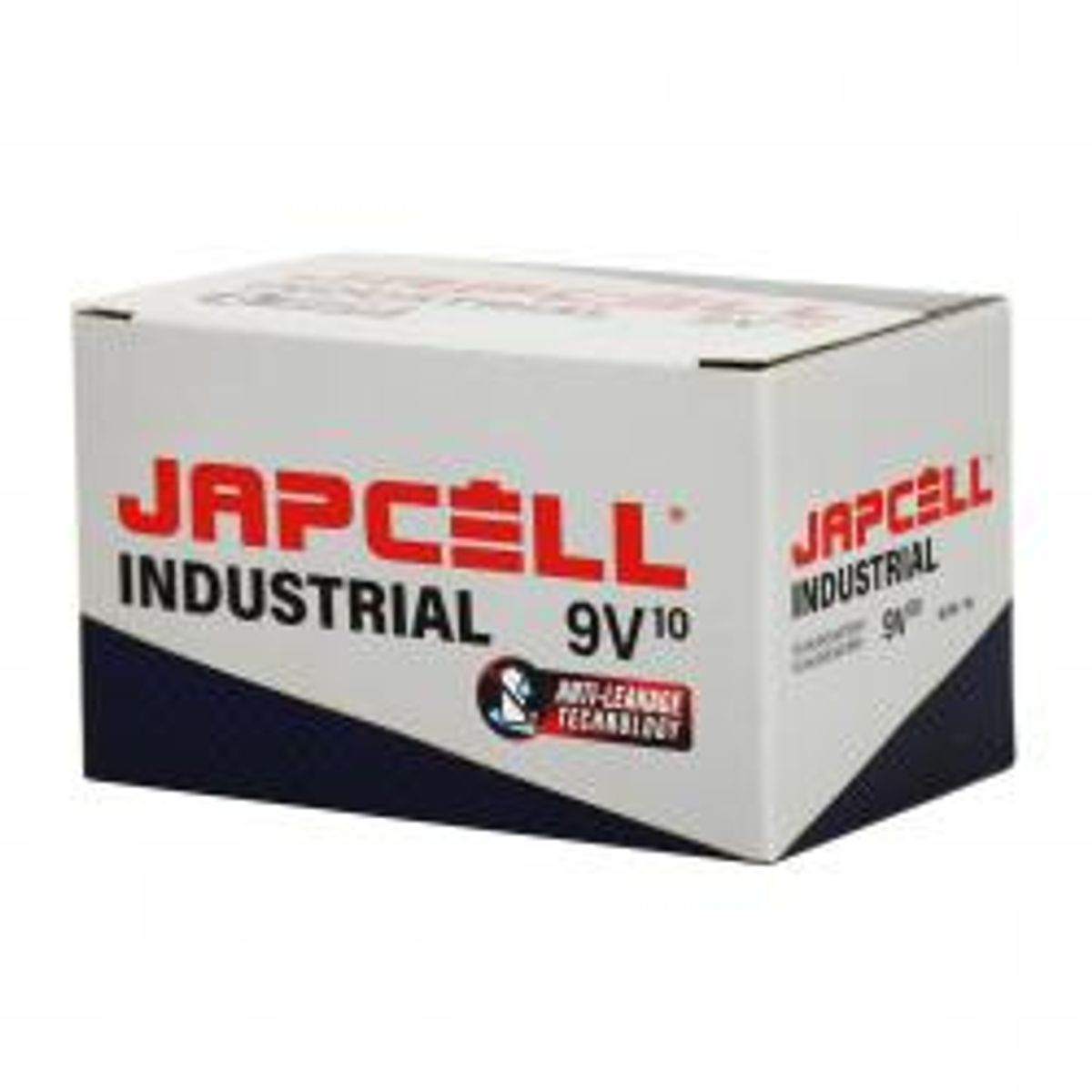 JAPCELL 9V / 6LR61 Industrial - 10 pcs. pack - Batteri