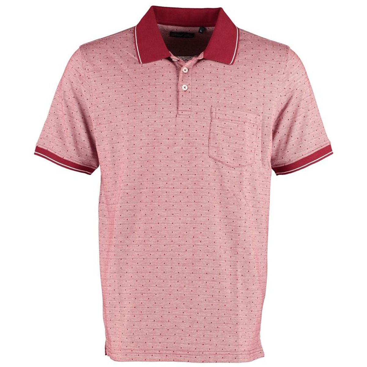 Jaquard dot polo