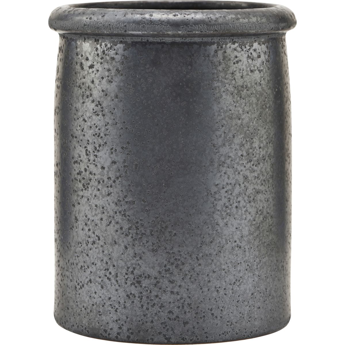 Jar, HDPion, Black;Brown - Black/Brown / Stoneware / h: 15 cm, dia: 11.5 cm