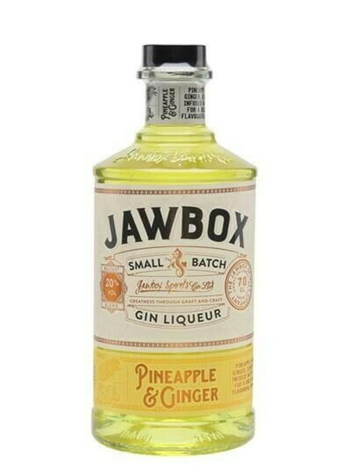 Jawbox Ananas & Ingefær Ginlikør Fl 70