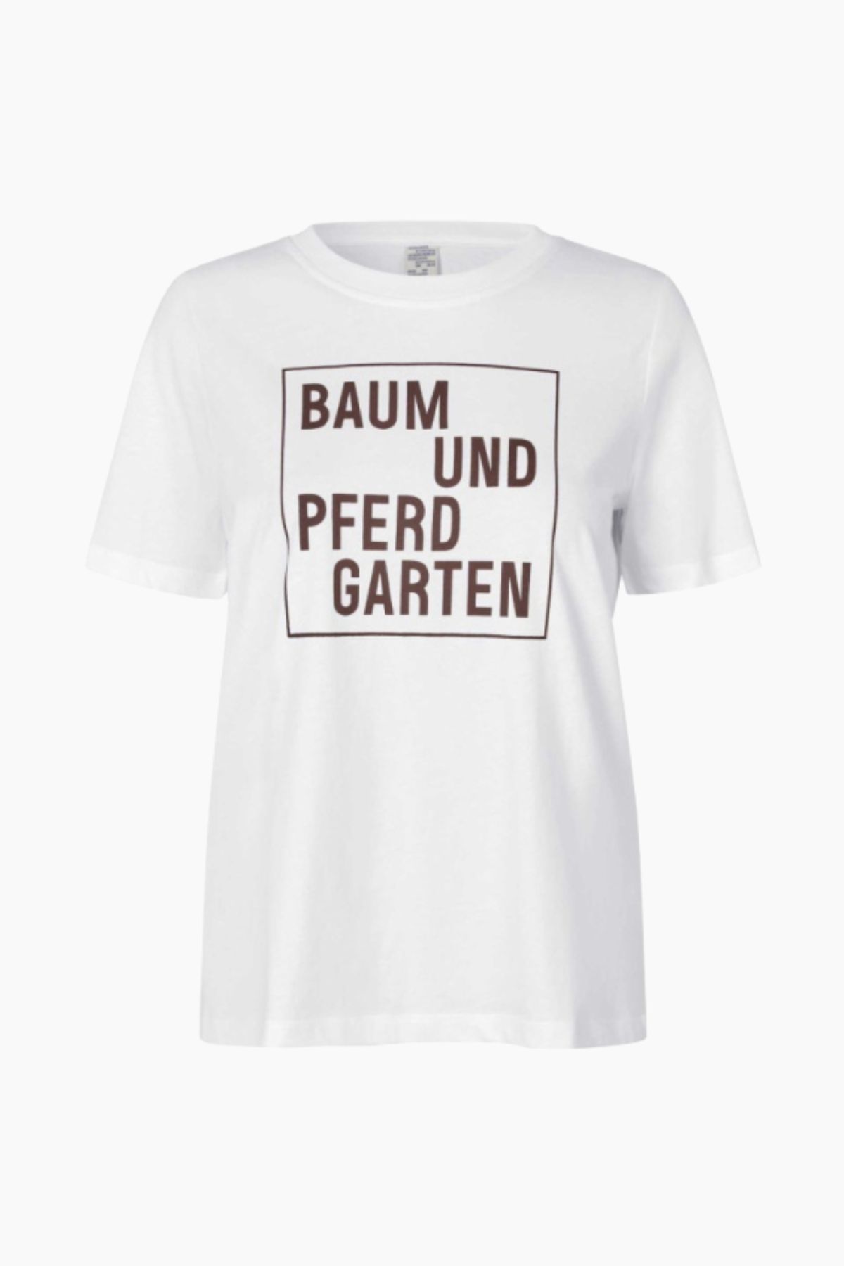 Jawo T-Shirt - Mahogany Logo Box - Baum und Pferdgarten - Hvid L