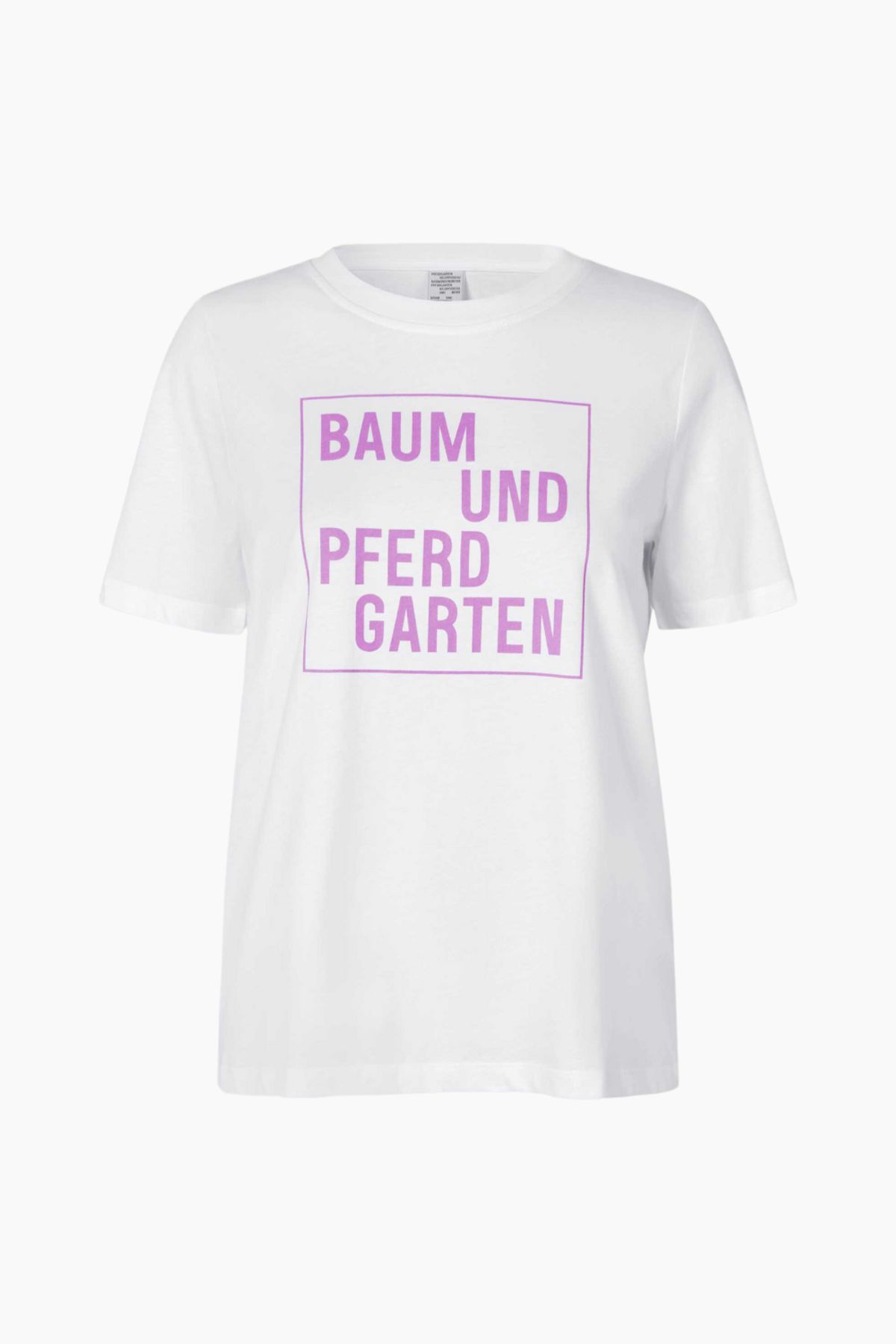 Jawo T-Shirt - Orchid Logo Box - Baum und Pferdgarten - Hvid S