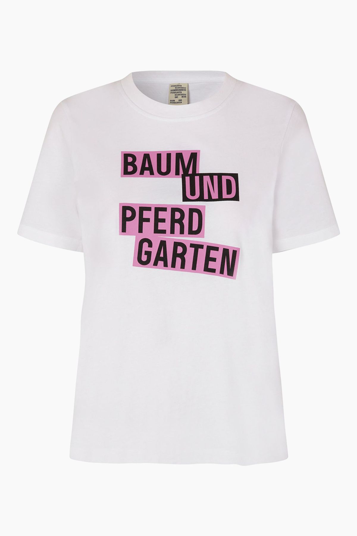 Jawo T-Shirt - Pink Cyclamen Baum - Baum und Pferdgarten - Hvid L