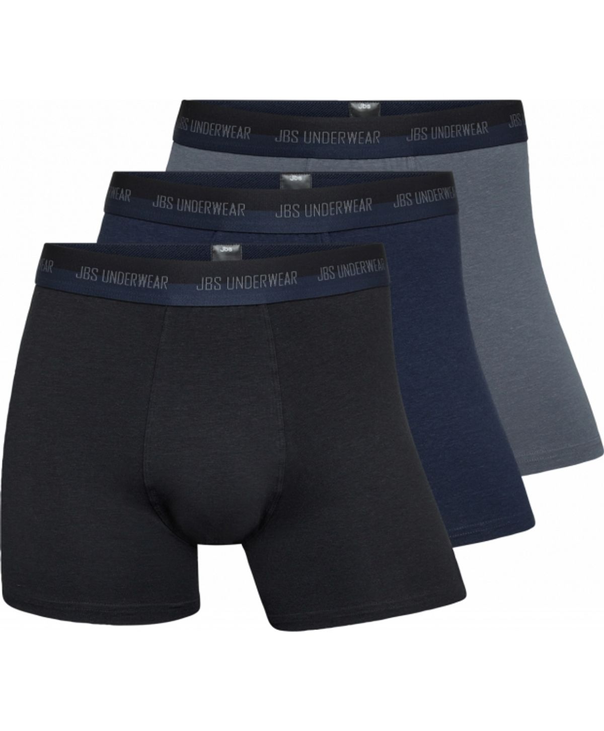 JBS 3-pack Hemp boxershorts i multifarvet til herre