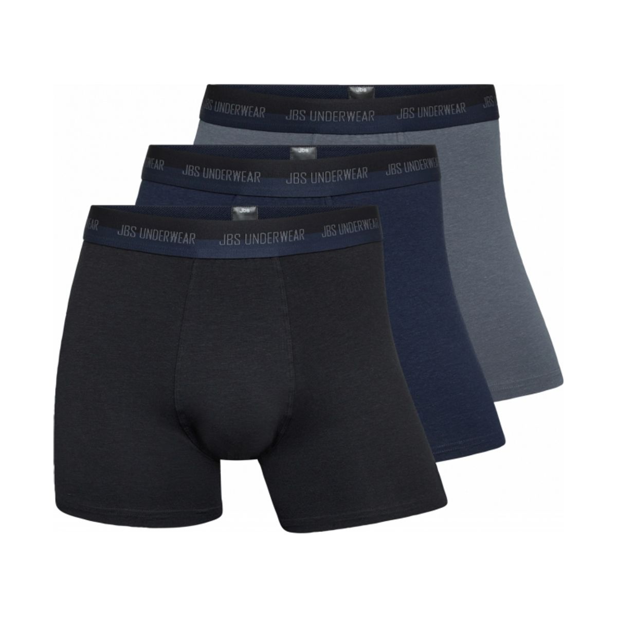 JBS 3-pack Hemp boxershorts i multifarvet til herre