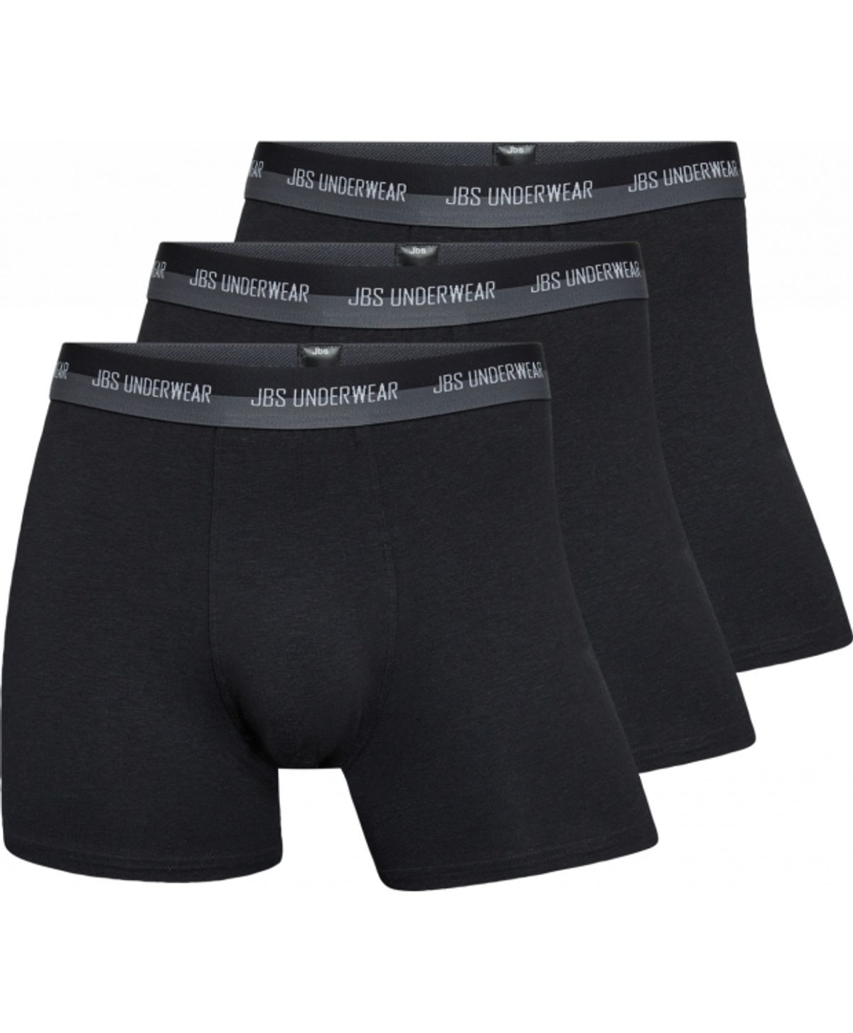 JBS 3-pack Hemp boxershorts i sort til herre