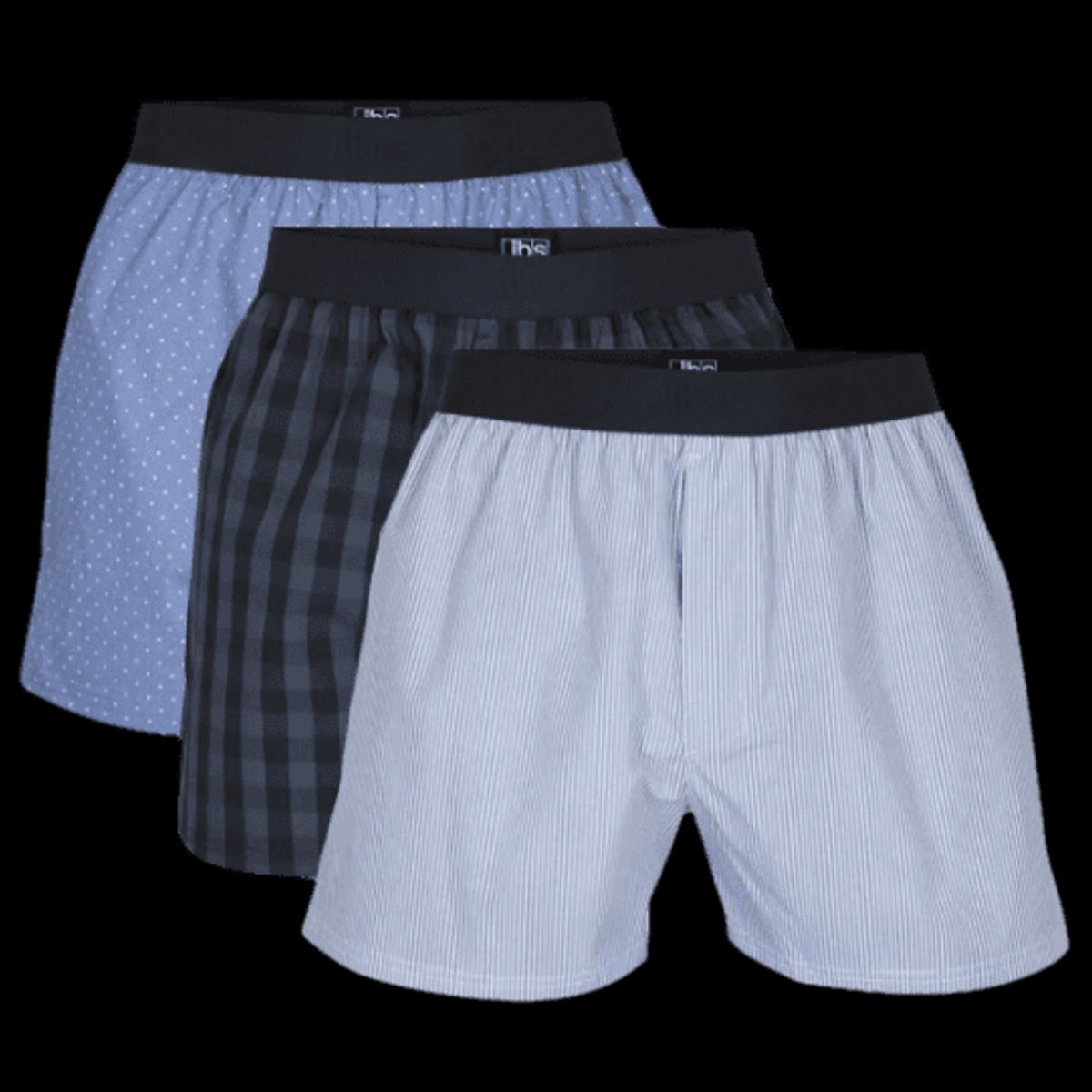 Jbs 3-pack Løse Boxershorts Økologisk Bomuld_3x-large