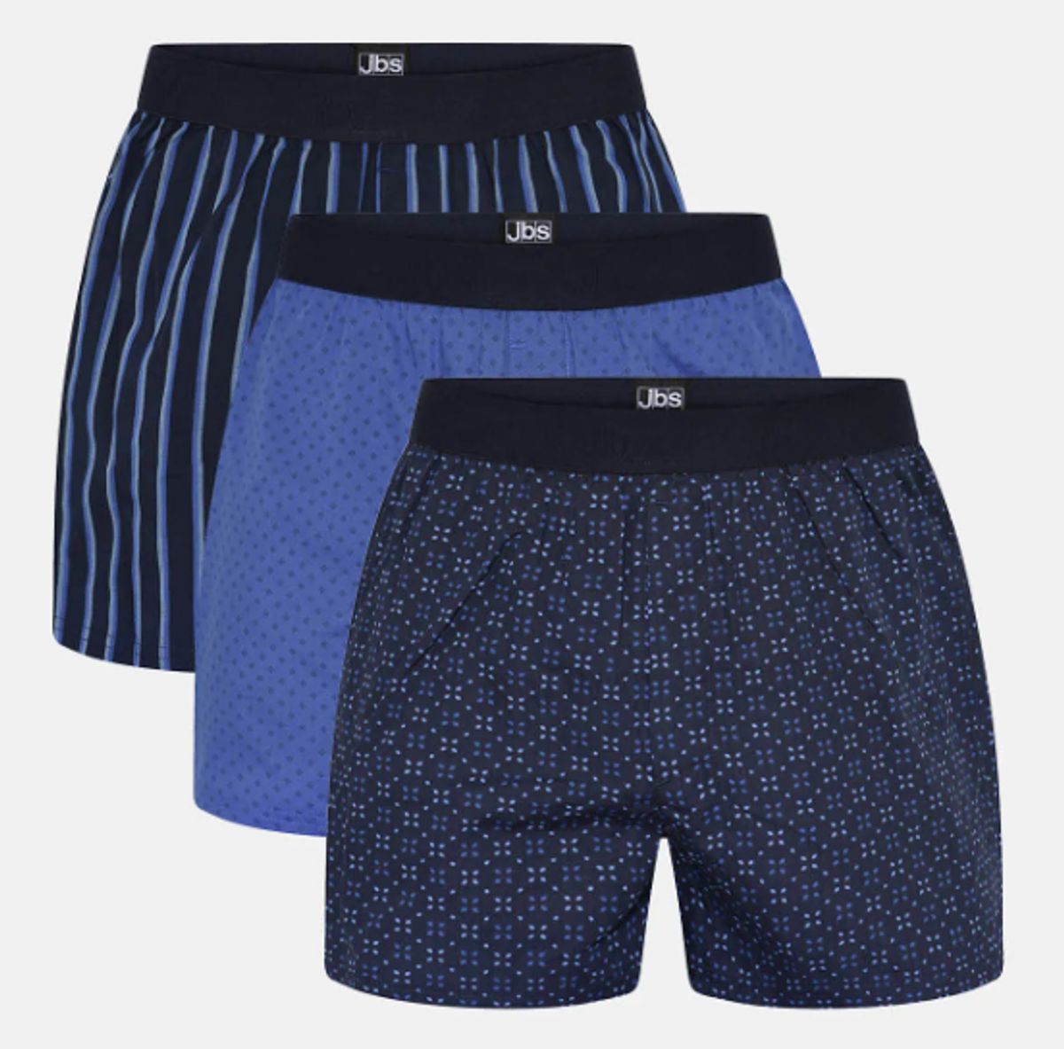 Jbs 3-pack Løse Boxershorts Økologisk Bomuld-large