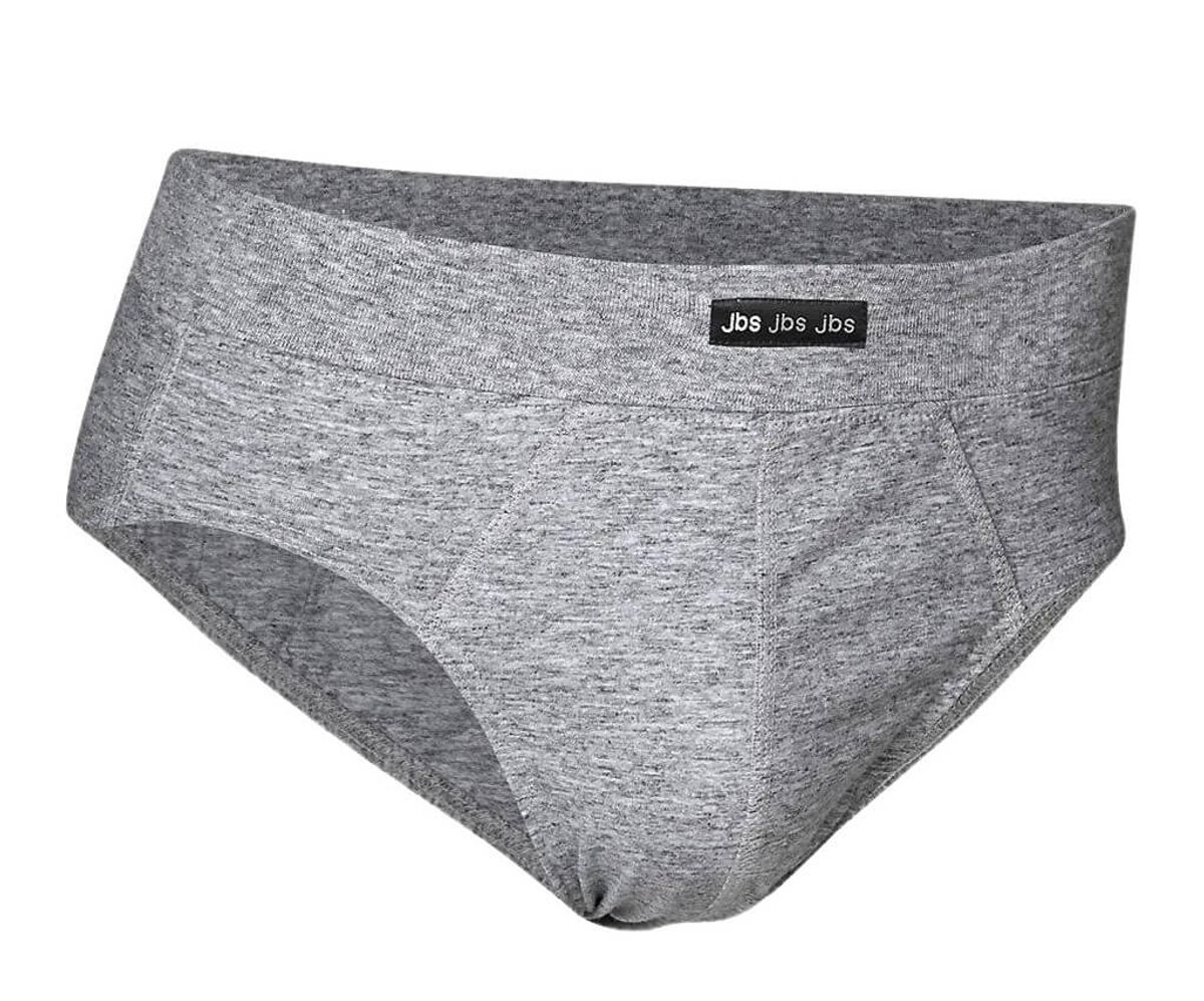 JBS briefs underbukser, mand, grå, str. medium