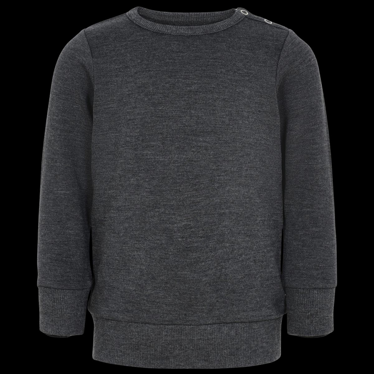 JBS of Denmark Børne Sweatshirt i bambus - Mørk grå melange - 56