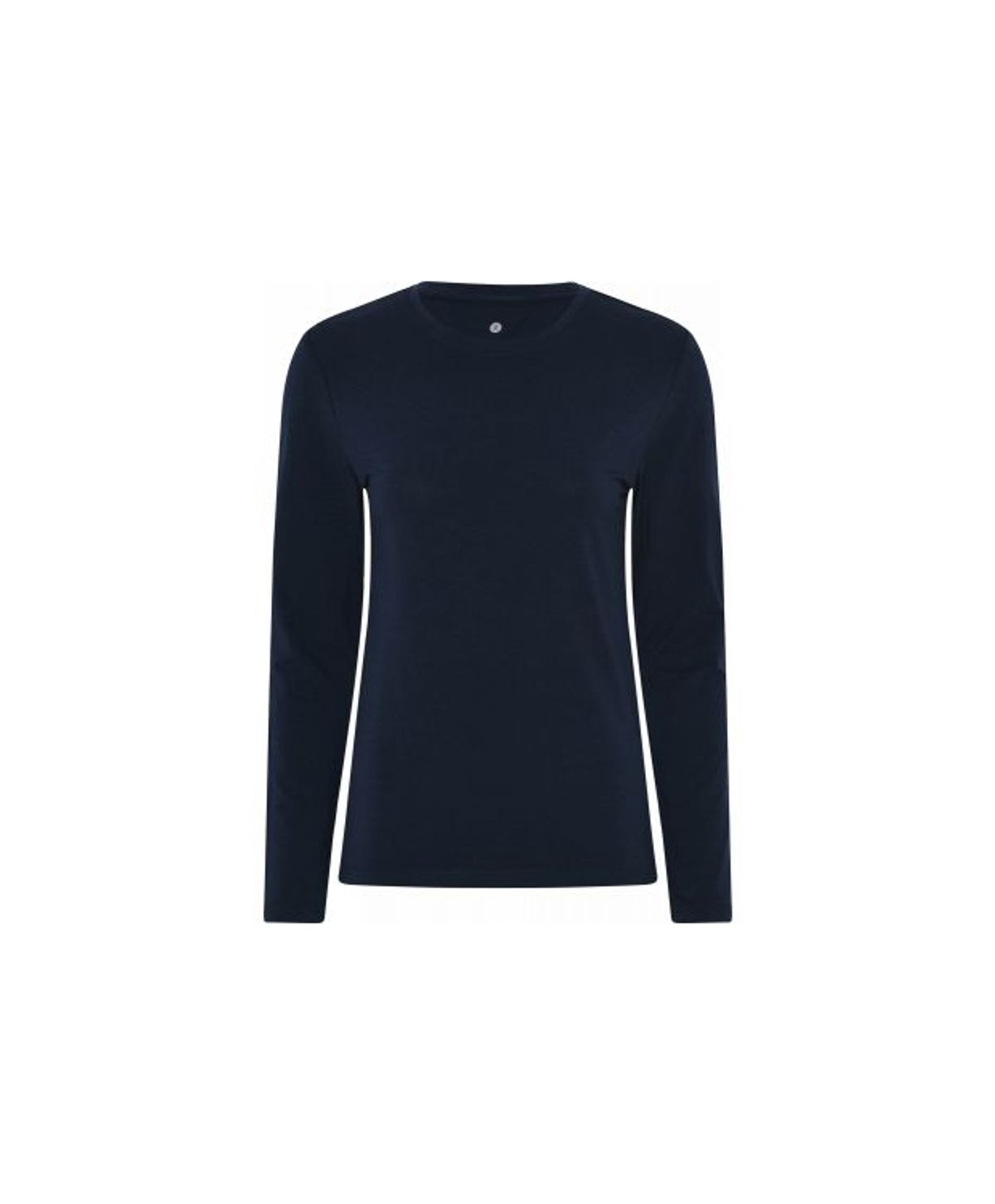 JBS of Denmark FSC-bambus langærmet T-shirt i navy til kvinder