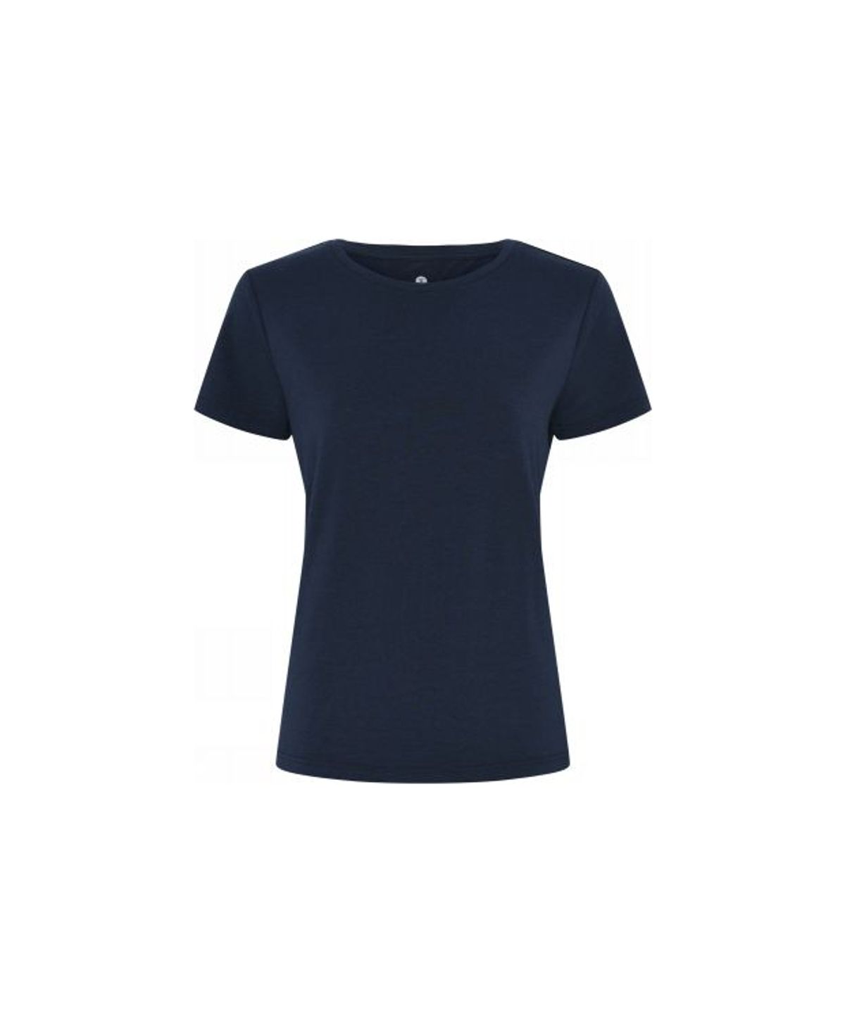 JBS of Denmark FSC-bambus t-shirt med rund hals i navy til kvinder