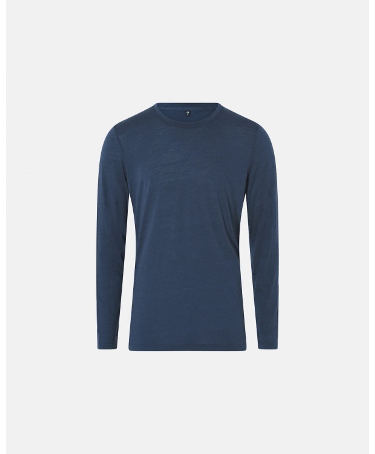 JBS of Denmark langærmet uld t-shirt i navy til herre