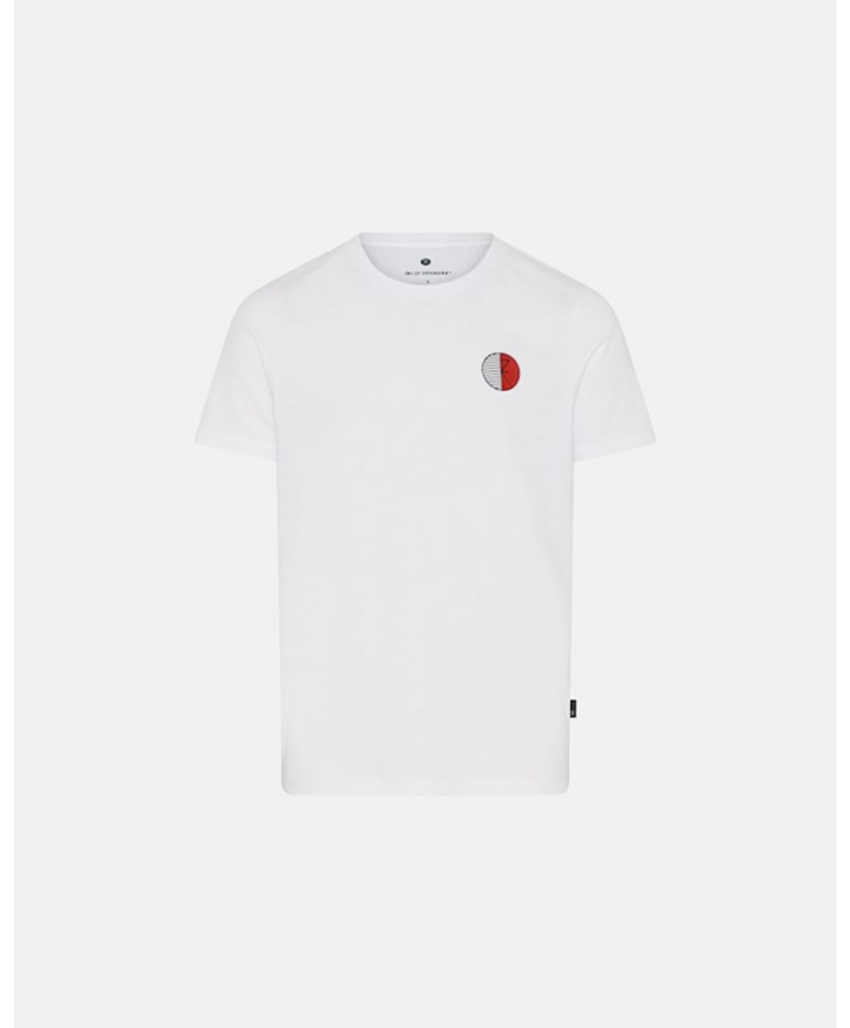 JBS Of Denmark T-shirt med logo i hvid til herre