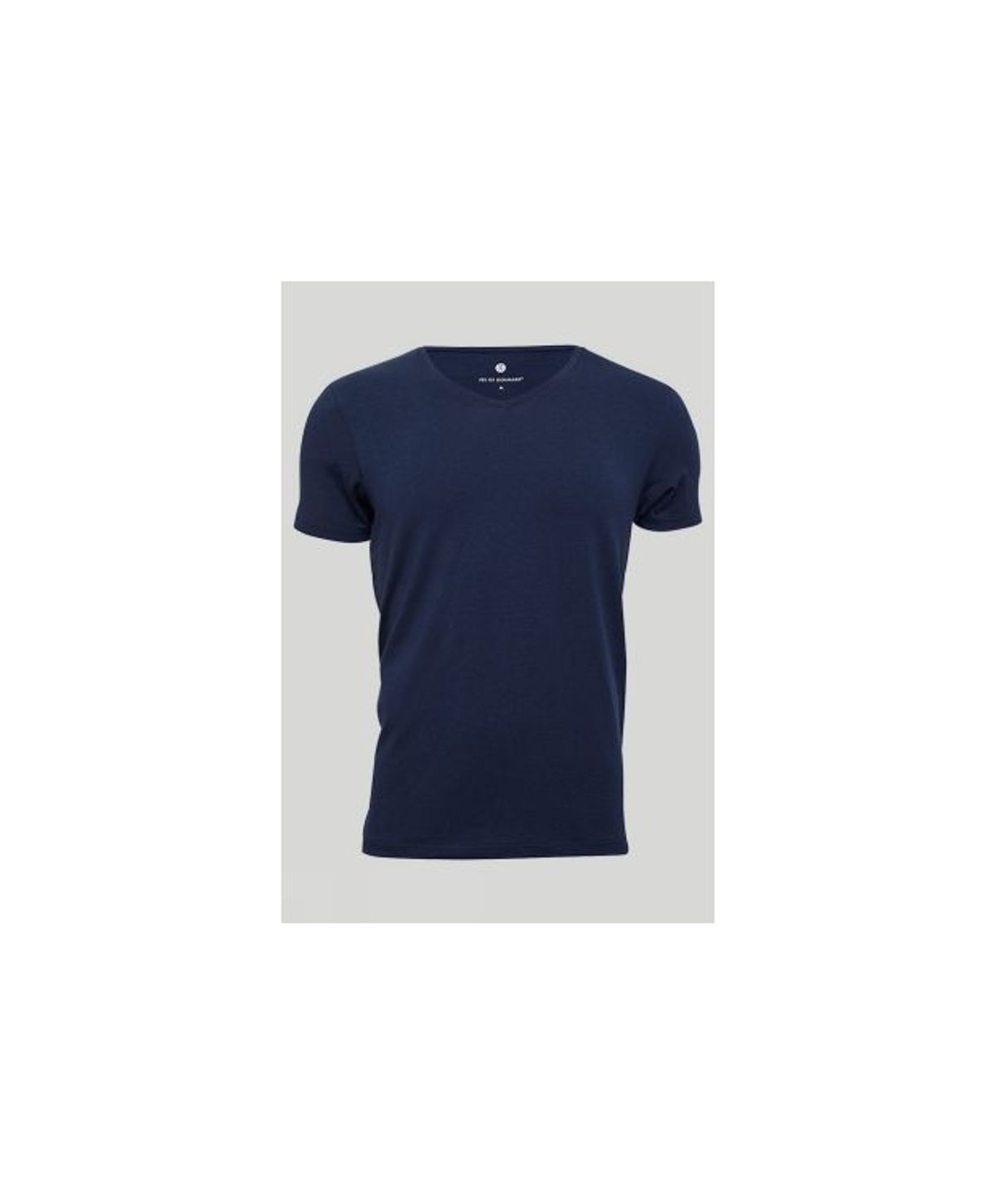 JBS OF DENMARK T-SHIRT V-NECK, Navy BAMBUS