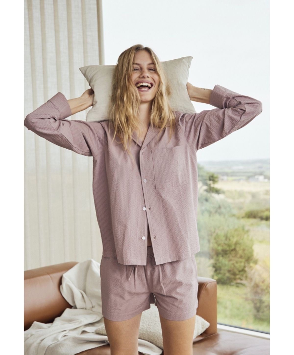 JBS Of Denmark Women pyjamasshorts i rose til kvinder