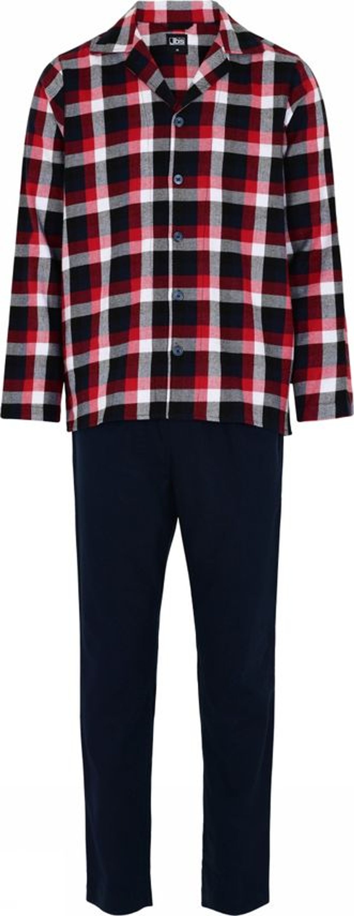 JBS pajamas button, flannel