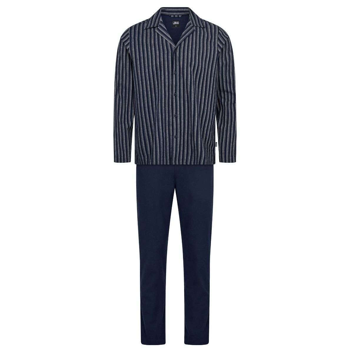 JBS pyjamas sæt til mænd, stribet, navy, str. XL