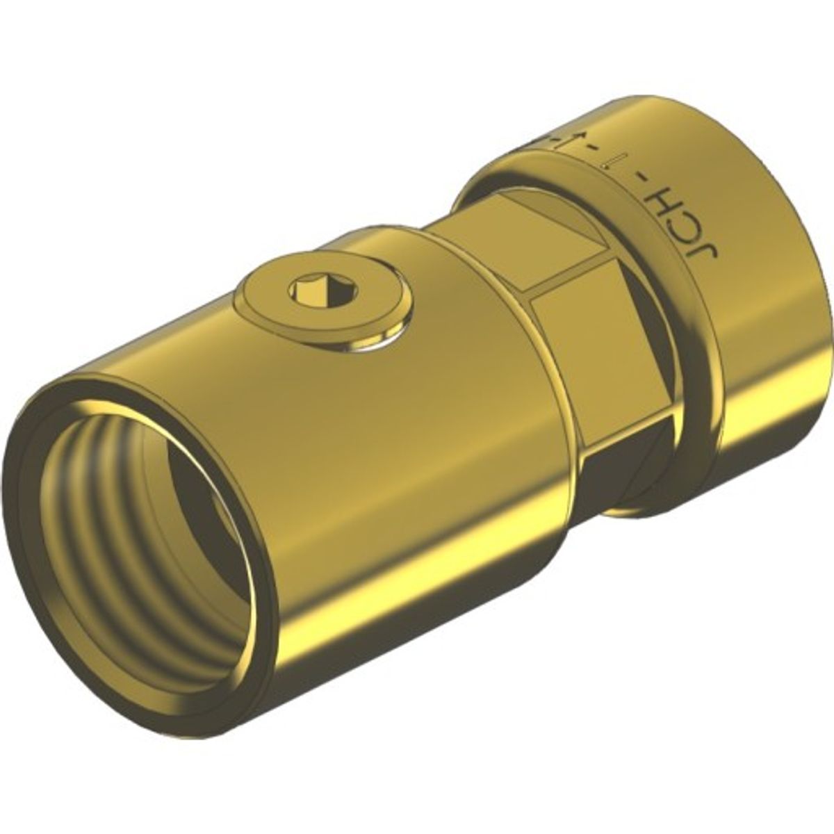 JCH 1.1/4" Kontrollerbar kontraventil Eco brass type 2270