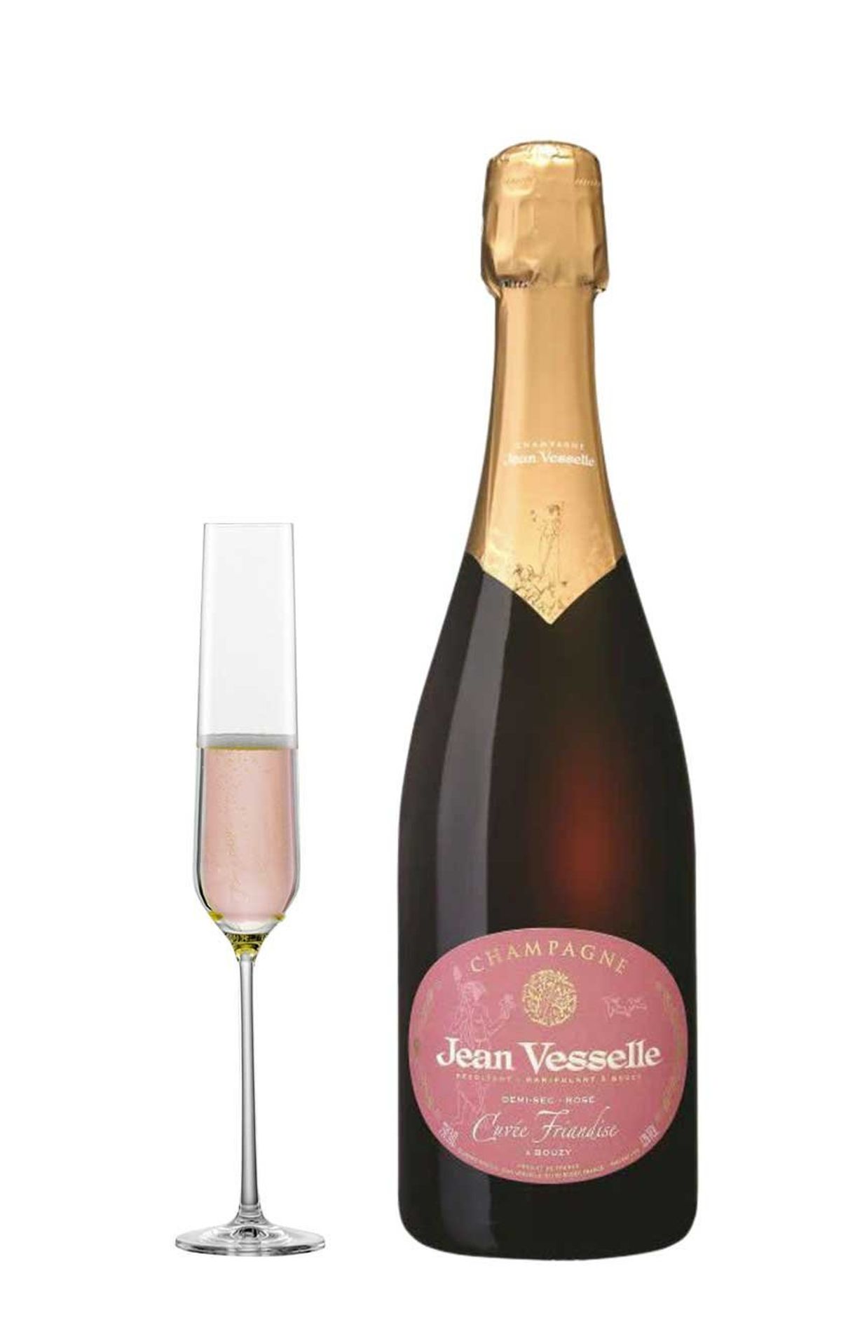 Jean Vesselle Demi Sec Rose Cuvee Friandise