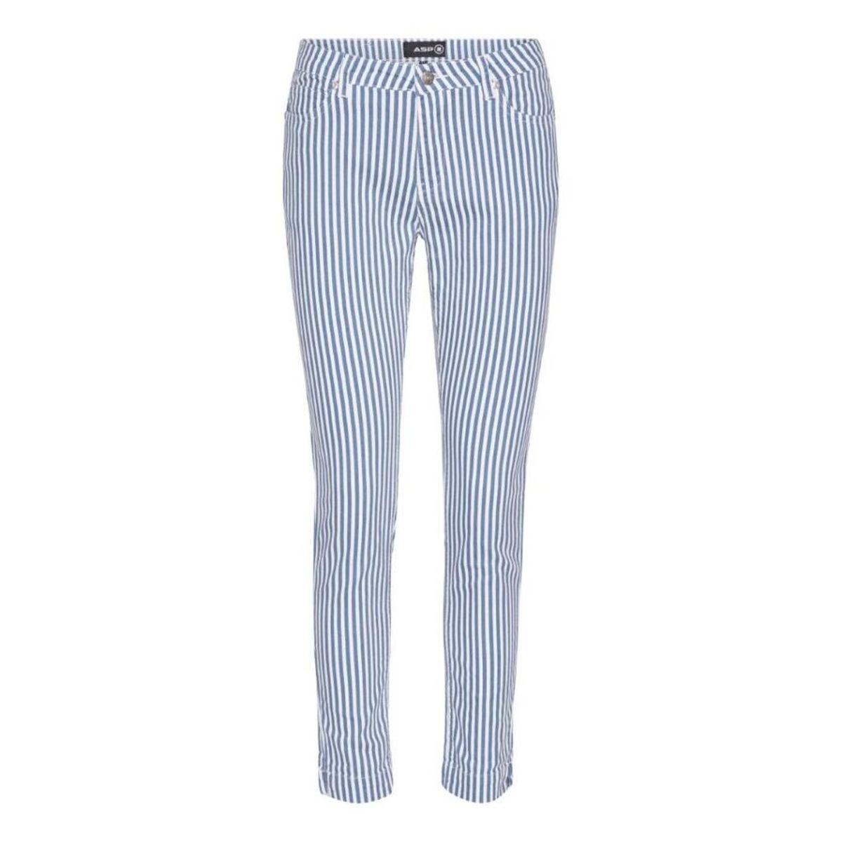 Jeans - Liv 7/8 - Blue Stripe - Asp Jeans