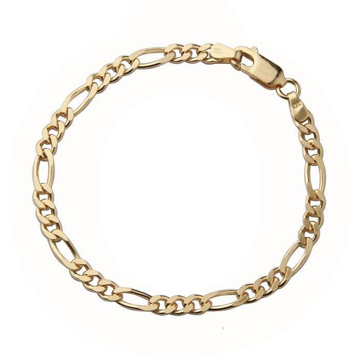 Jeberg Jewellery - Chunky Figaro Armbånd 4520-Gold