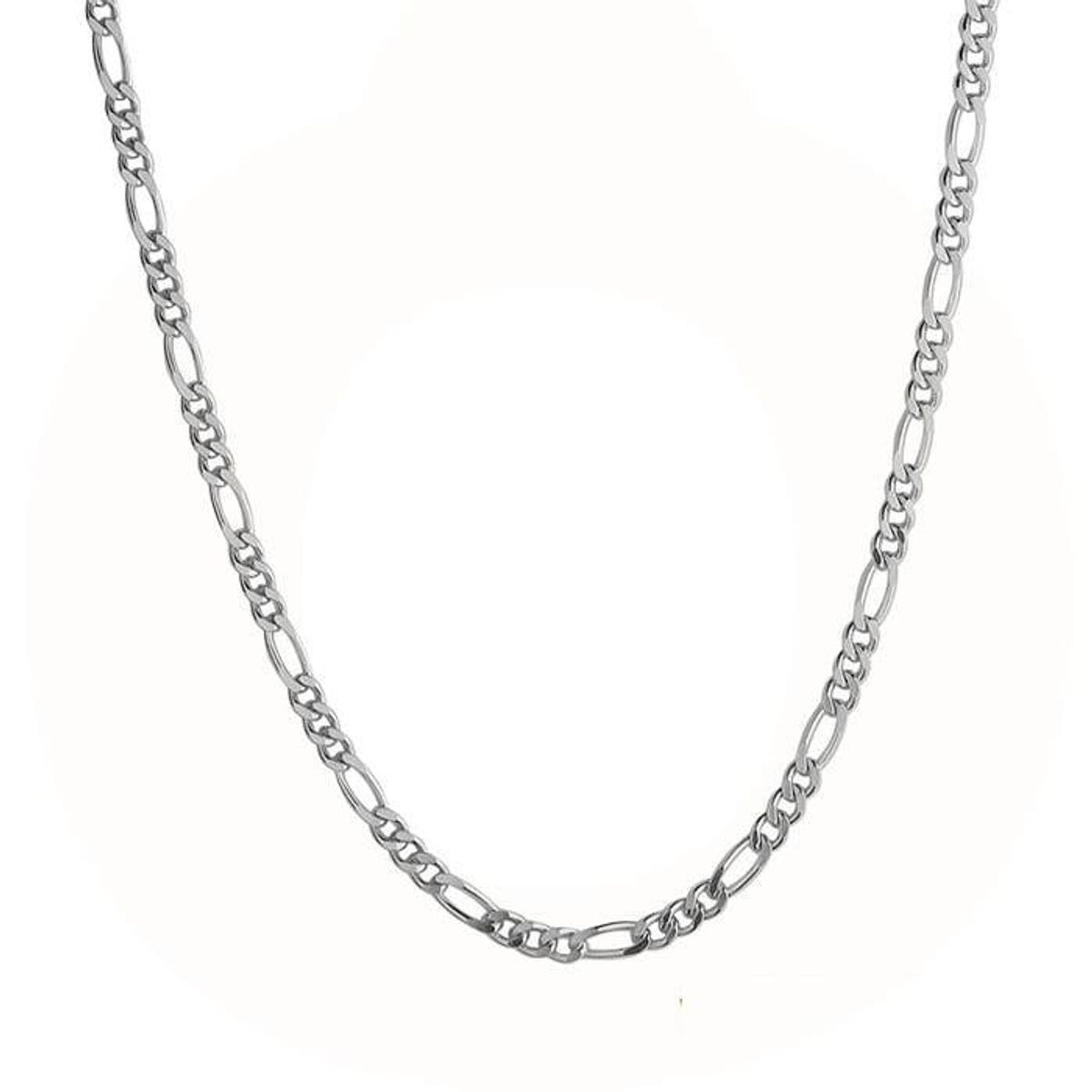 Jeberg Jewellery - Chunky Figaro halskæde 4520-silver