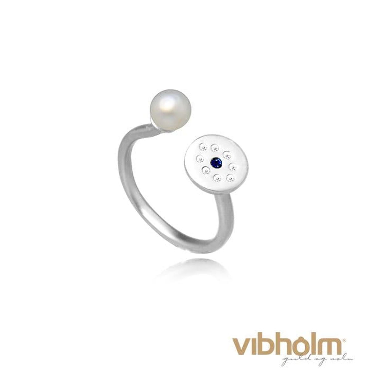 Jeberg Jewellery - Love Eye Pearl Ring 6741