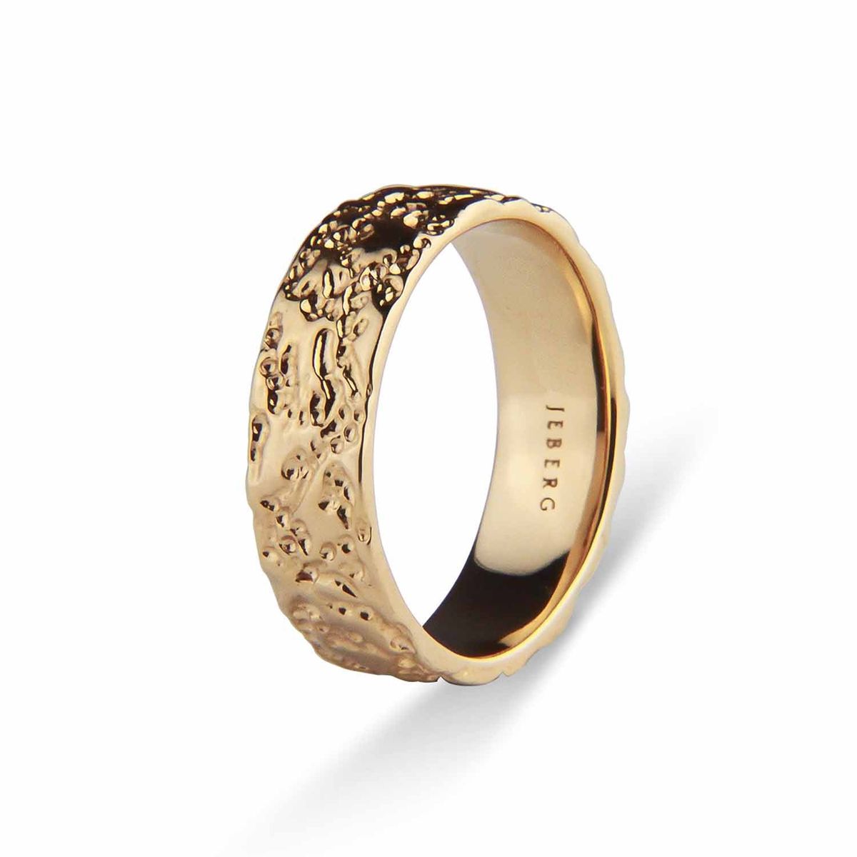 Jeberg Jewellery - Moon Band ring forgyldt sølv sterlingsølv