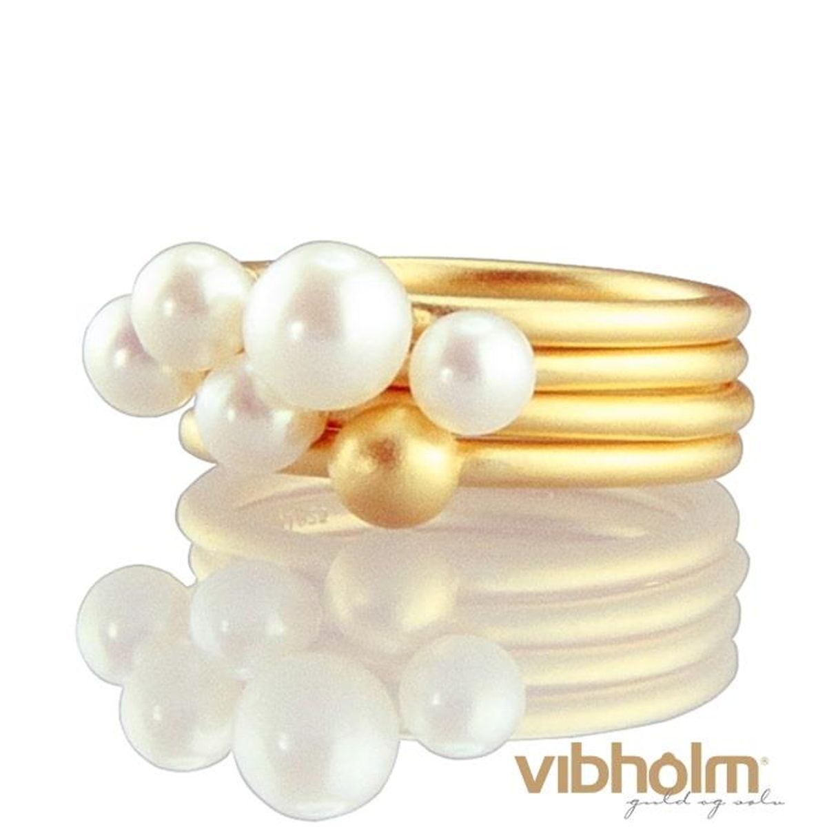 Jeberg Jewellery - Pearl Stack Ring 6660