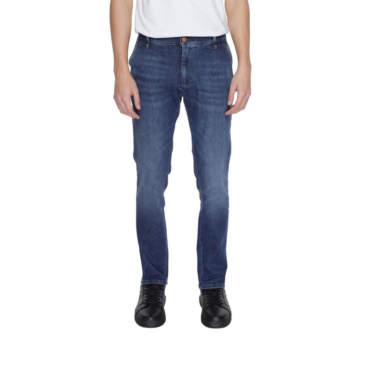 Jeckerson Blue Cotton Jeans & Pant