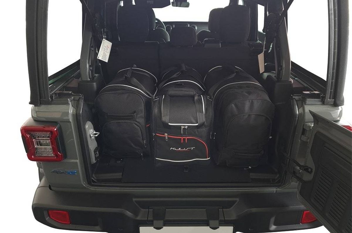 JEEP WRANGLER PHEV 2018+ CAR BAGS SET 4 PCS