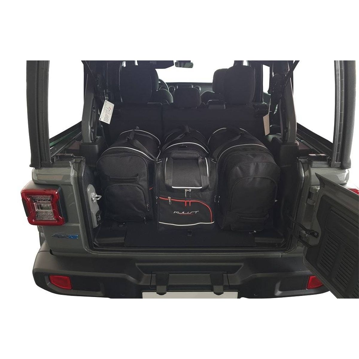 JEEP WRANGLER PHEV 2018+ CAR BAGS SET 4 PCS