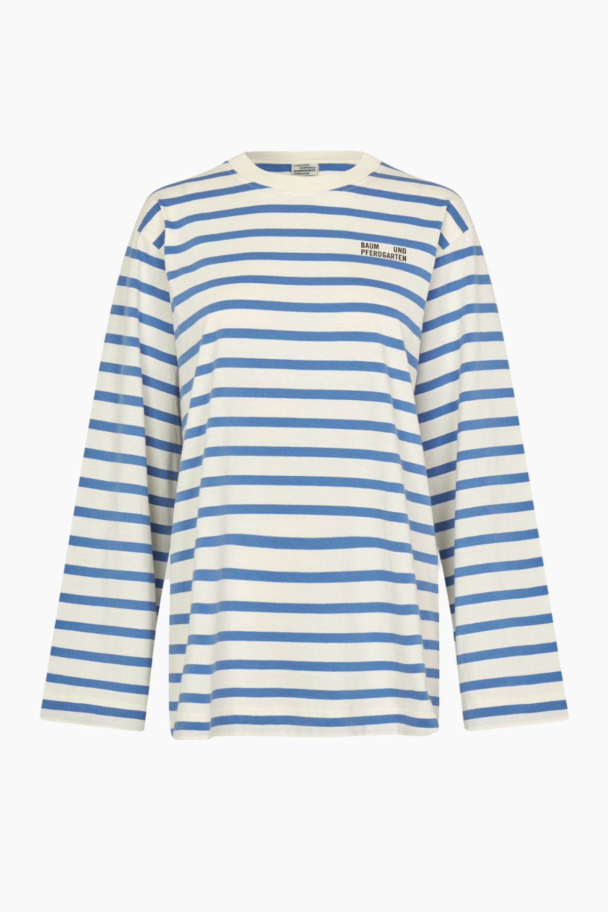 Jeevana Top - Blue EBB Whisper Stripe - Baum und Pferdgarten - Stribet L