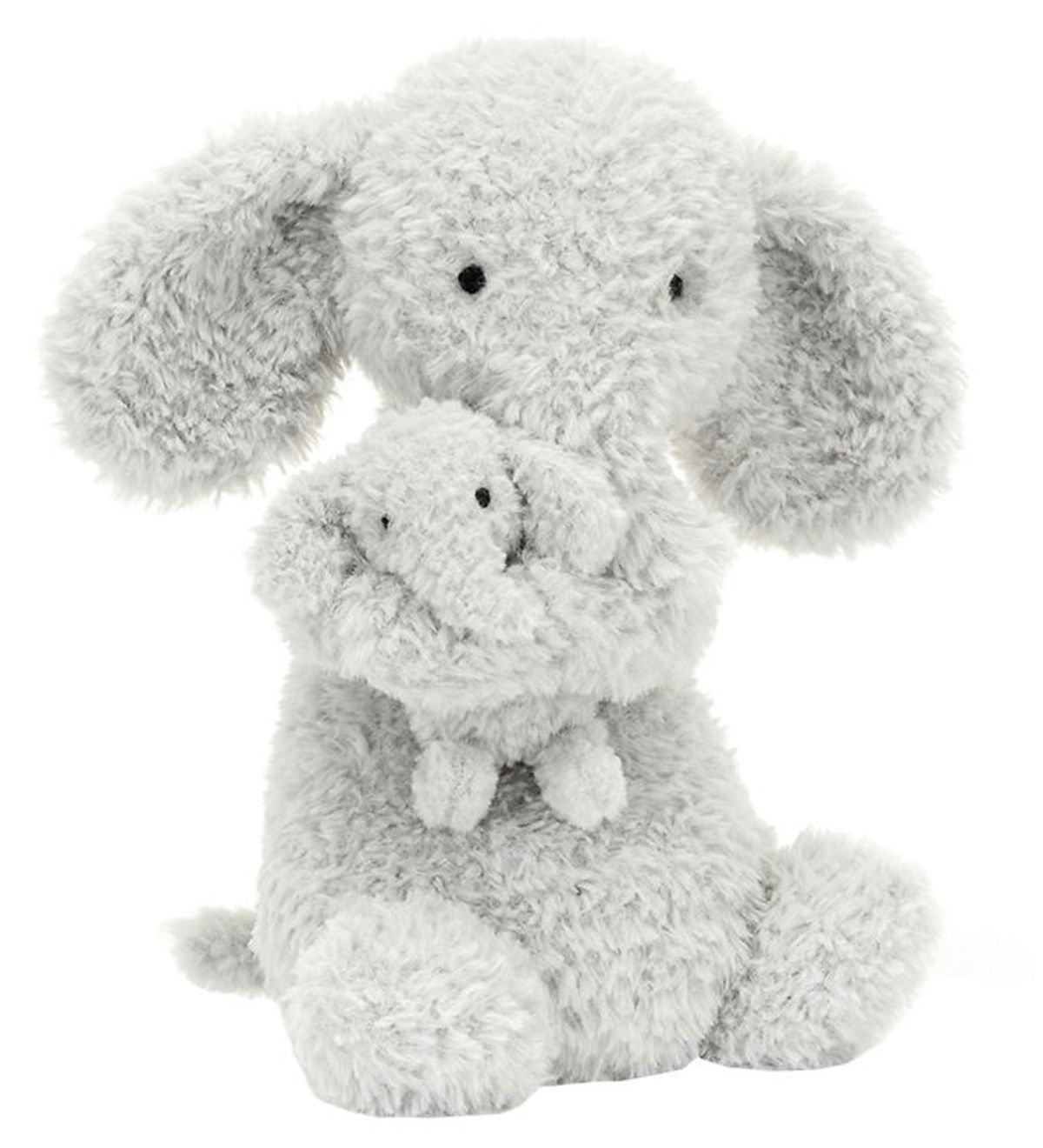 Jellycat Bamse - 26x14 cm - Grey Huddles Elephant