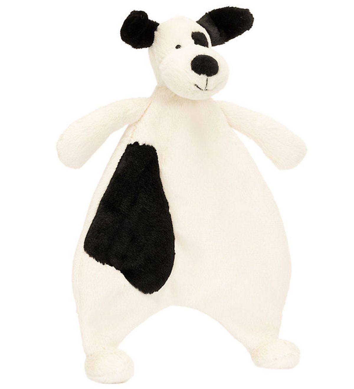 Jellycat Nusseklud - 27x20 cm - Bashful Black & Cream Hundehvalp