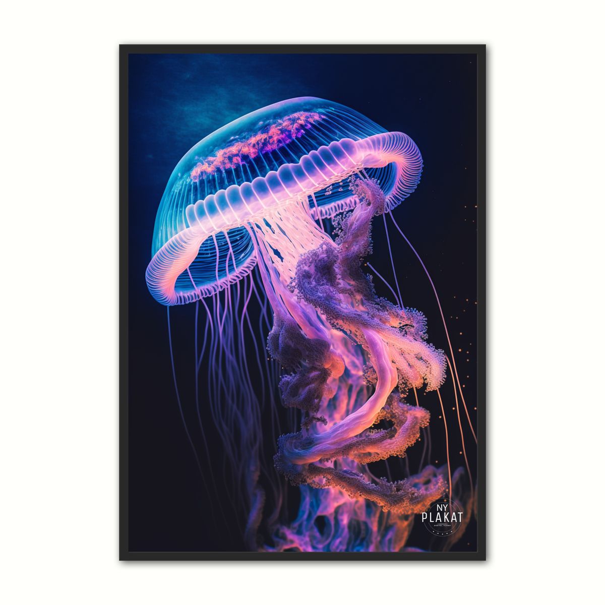 Jellyfish plakat No. 6 30 x 40 cm