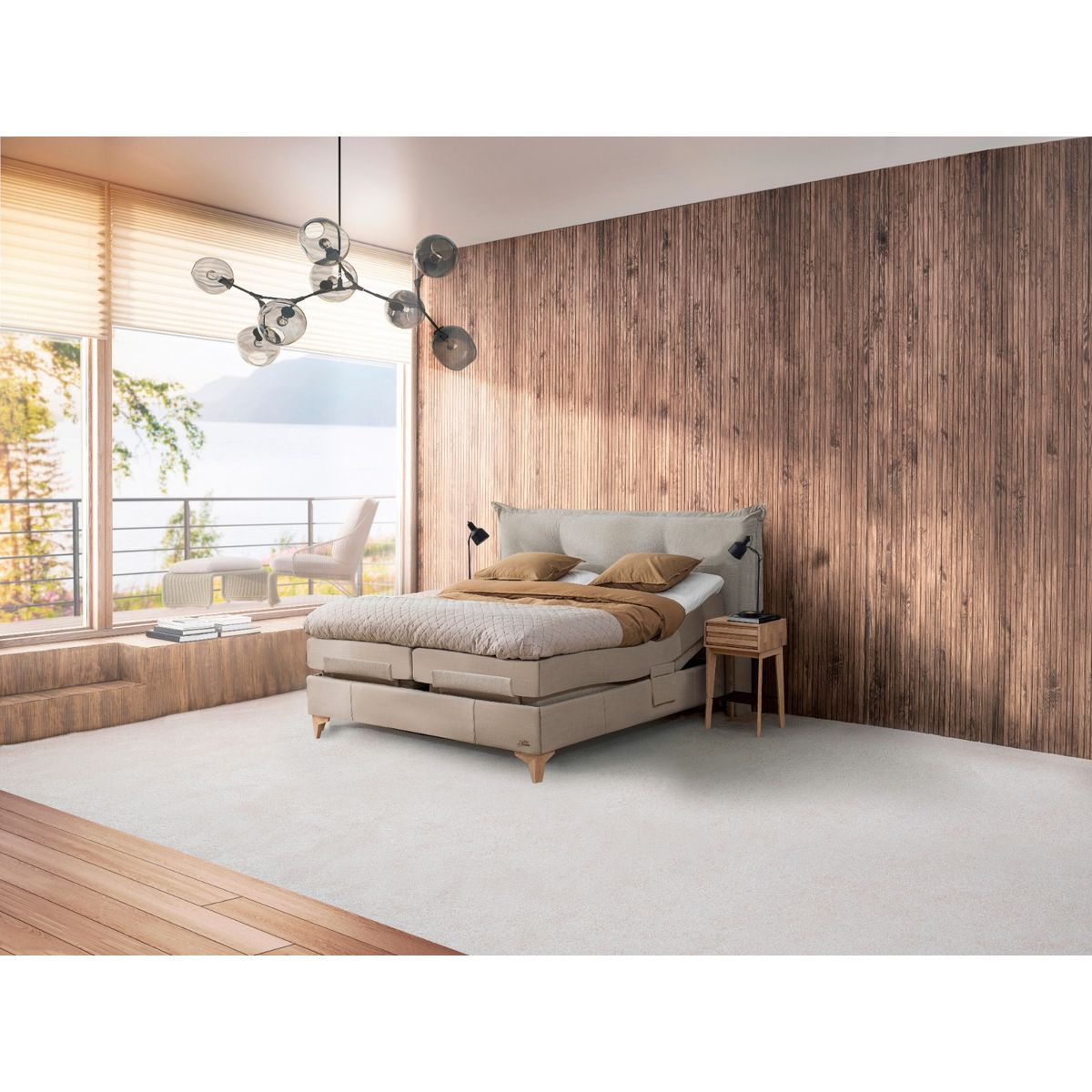 Jensen - Supreme Aqtive II Elevationsseng 120x200 cm