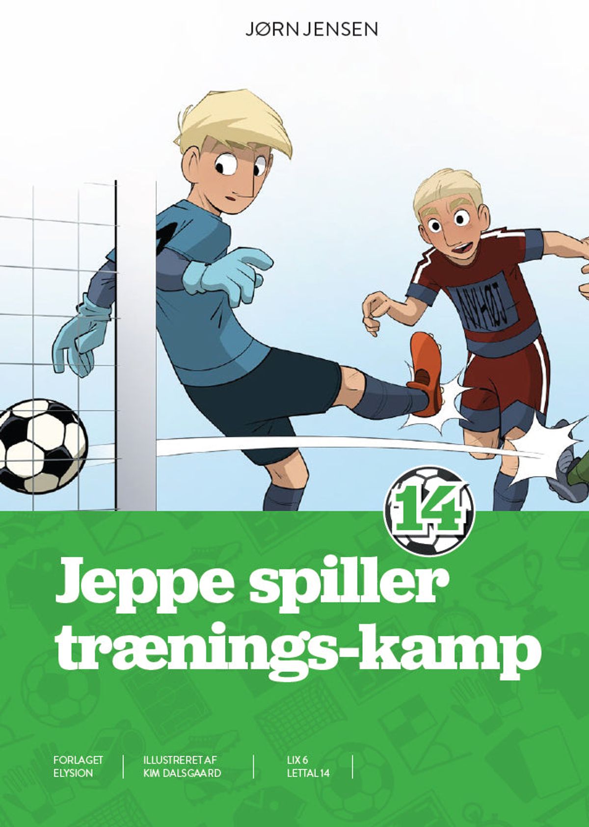 Jeppe spiller trænings-kamp