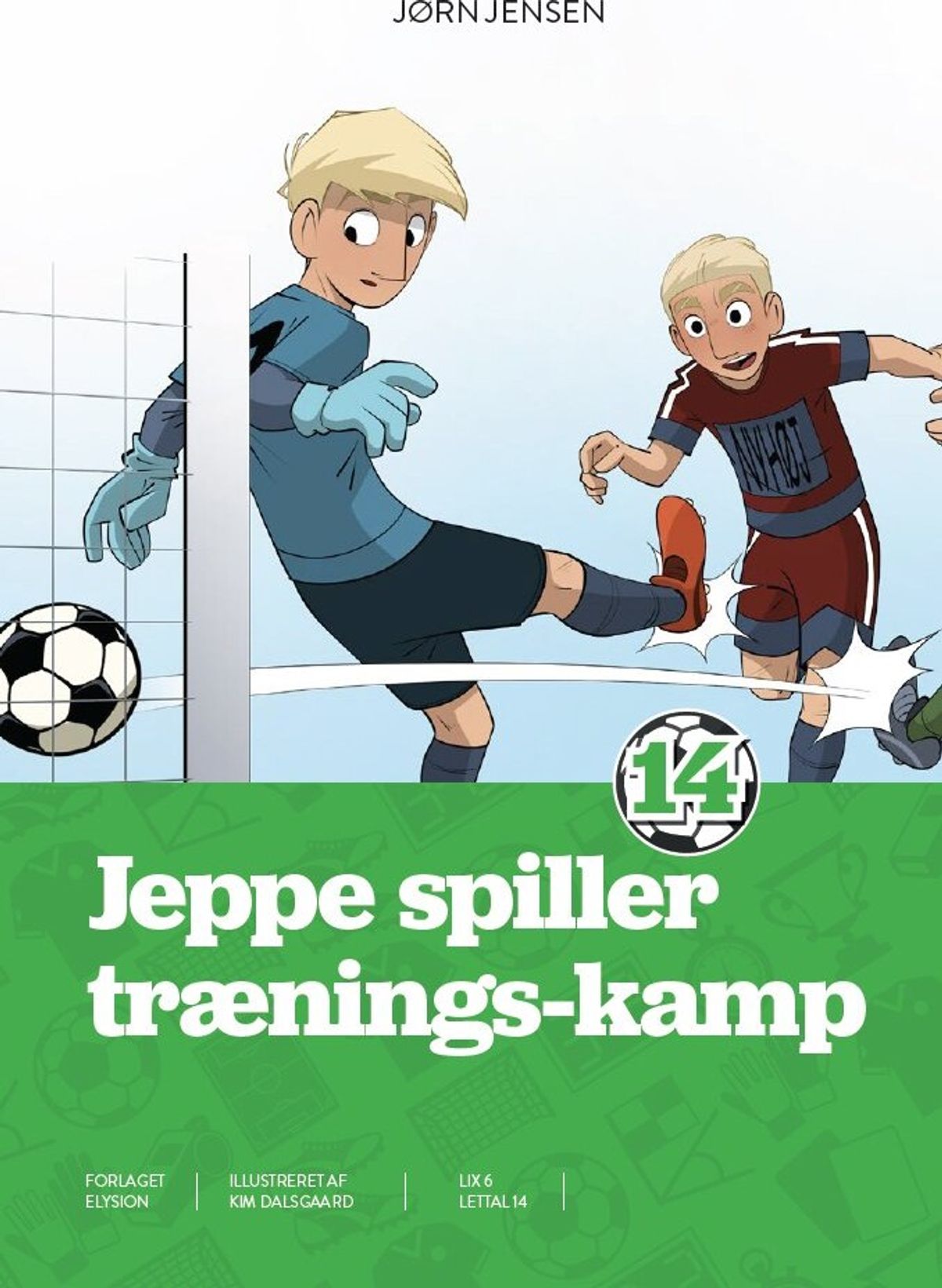 Jeppe - Spiller Trænings-kamp - Jørn Jensen - Bog