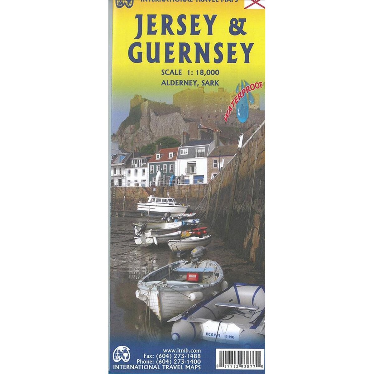 Jersey & Guernsey Travel Reference Map - Itmb - English Book