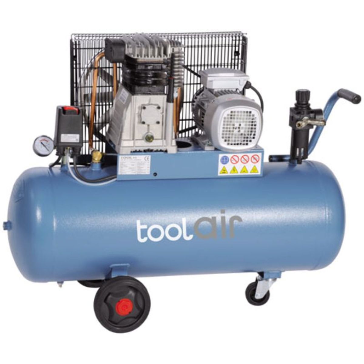 JET ToolAir Kompressor 400 volt, tank 100 lt, 450 lt / min