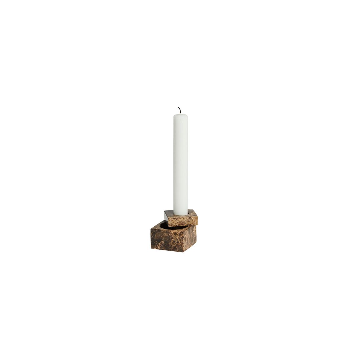 Jeu de Dés 1 Candle Holder fra Woud (Brown)