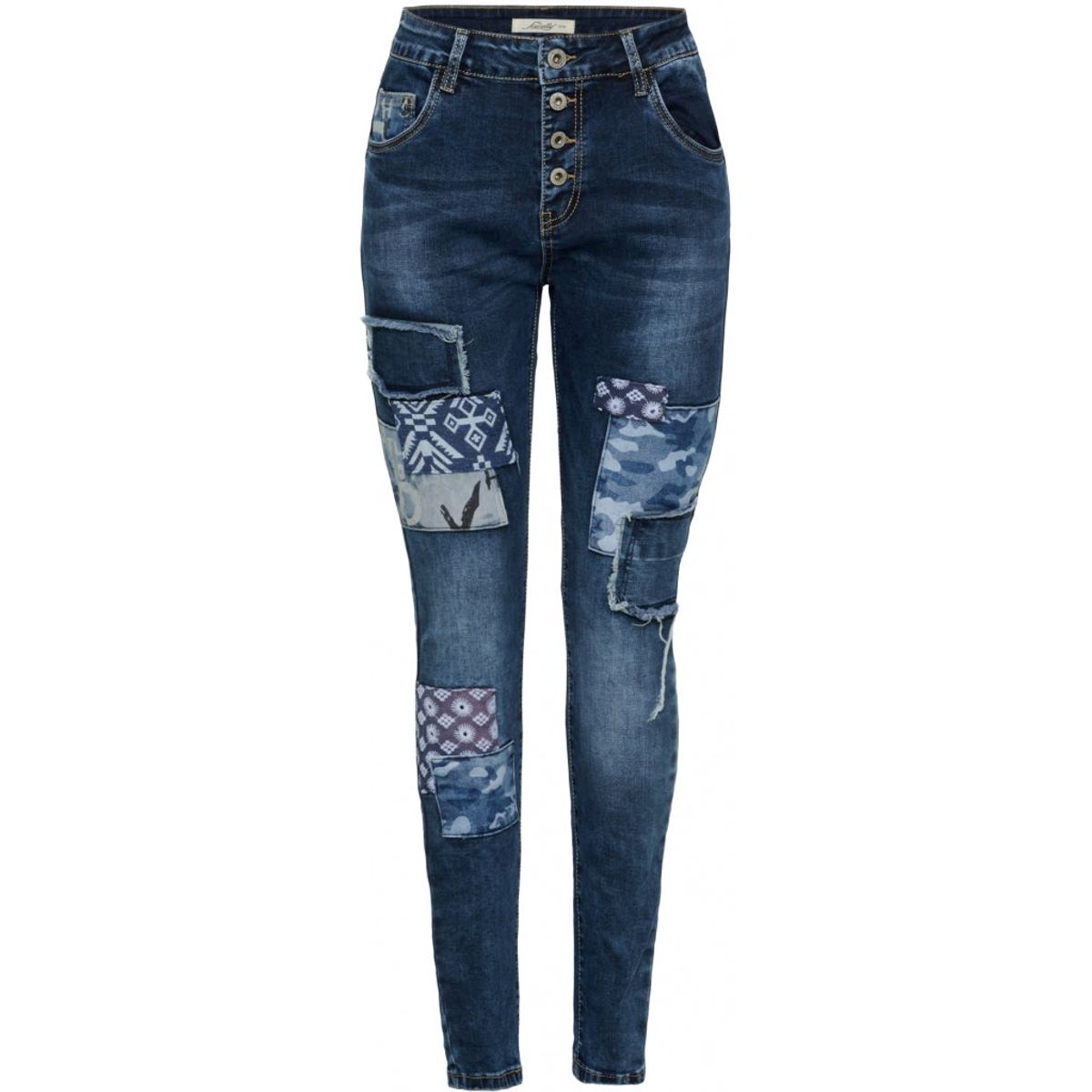 Jewelly dame jeans JW7021 - Denim Blue