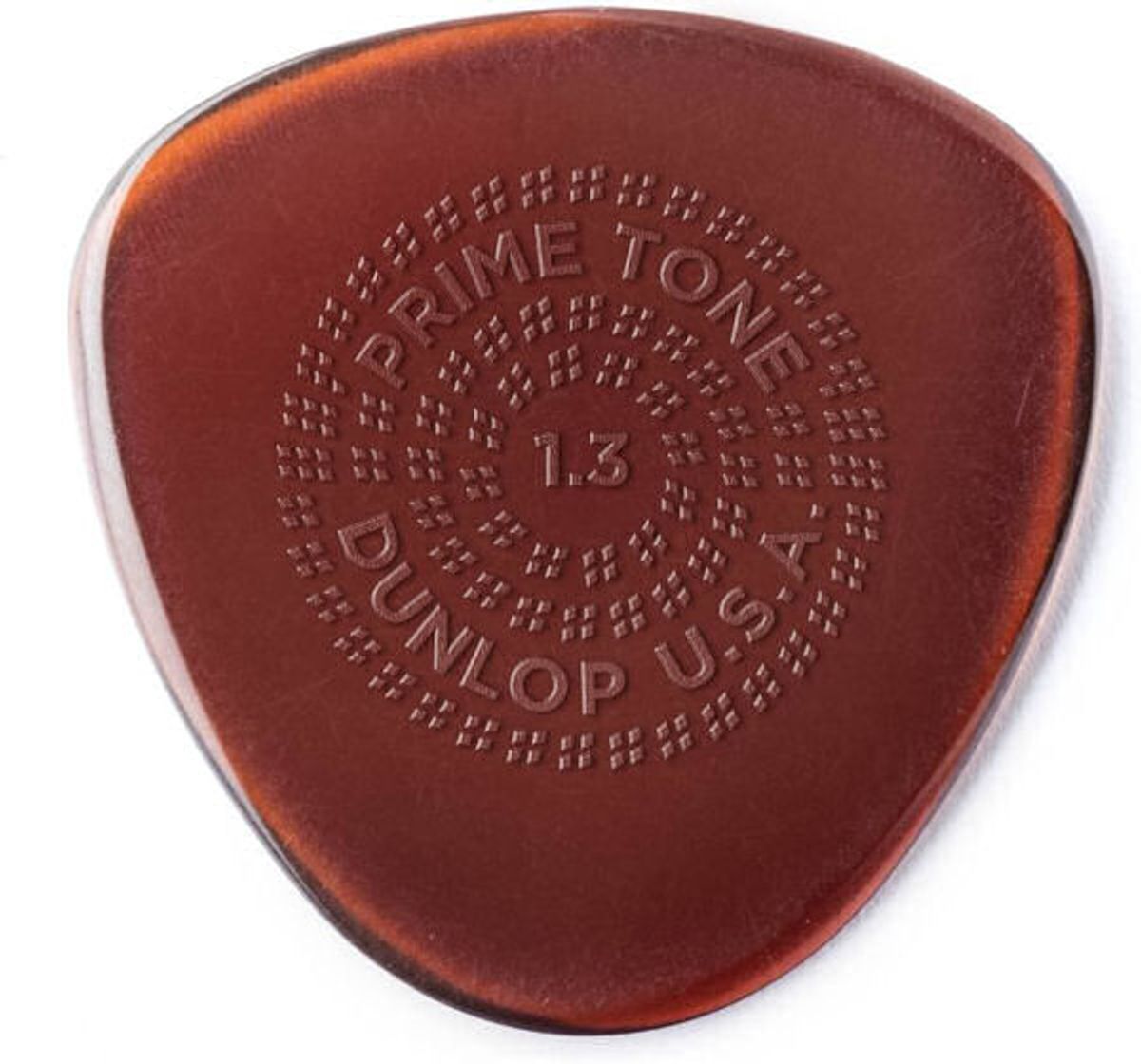 Jim dunlop primetone sculpted plectra hand burnished by JR standard 1.3 grip 3 stk.