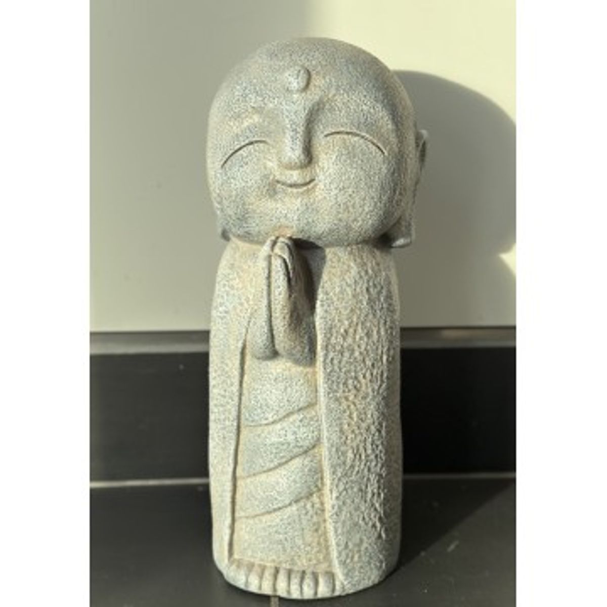 Jizo Grå 40 cm - Buddha statuer generelt - GodKarmaShop