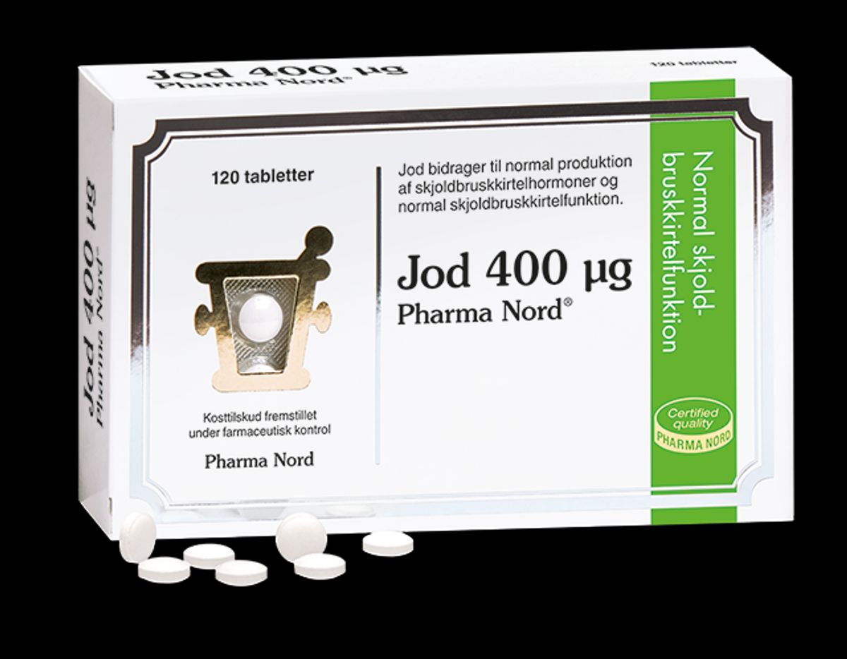 Jod 400 g Pharma Nord - 120 tabletter