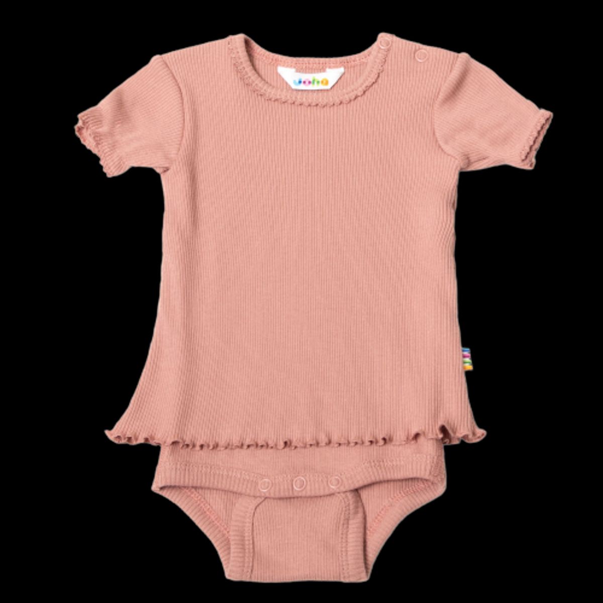 Joha body med t-shirt - Støvet rosa - 60