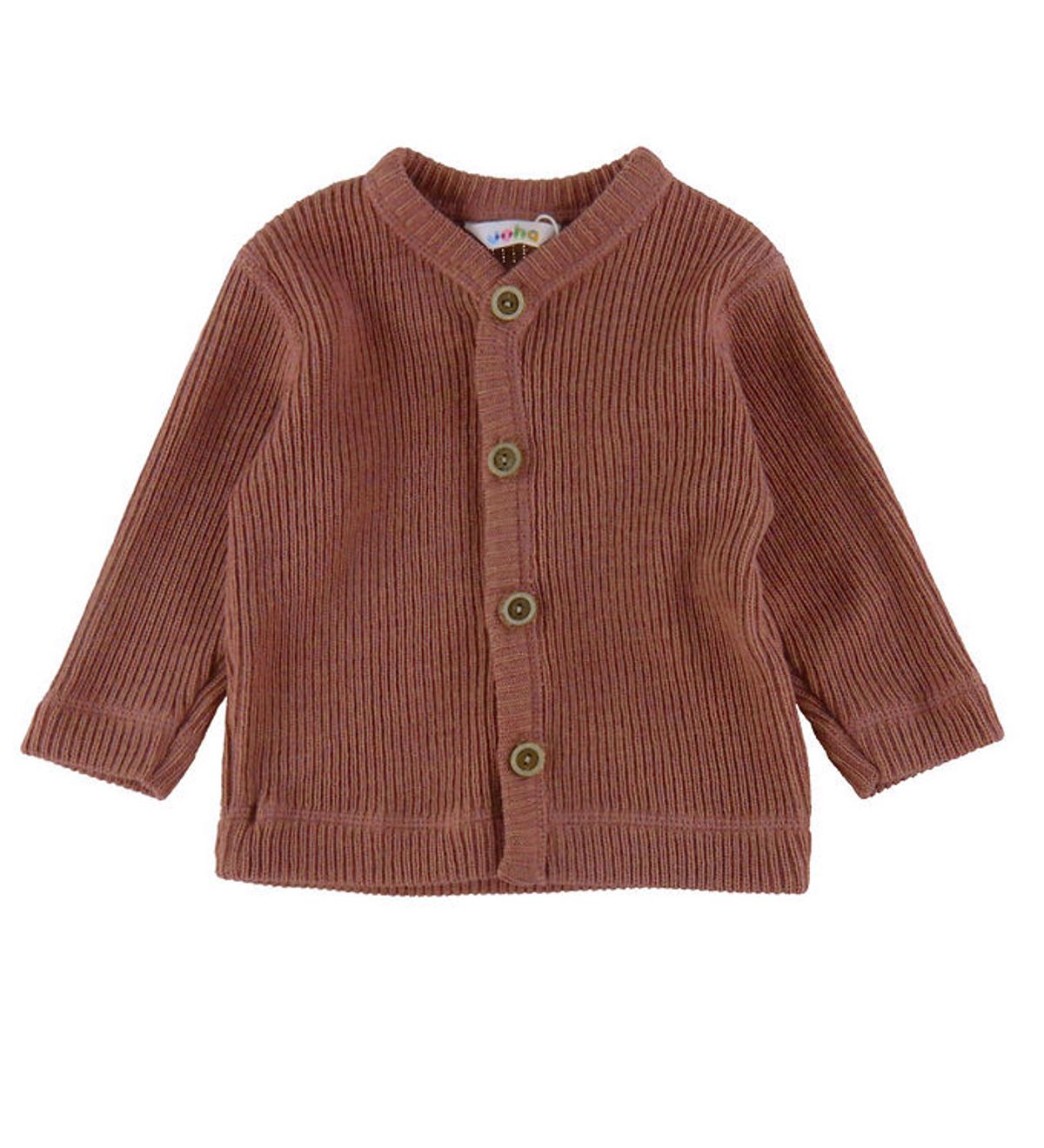 Joha cardigan - Strik - Uld - Brun